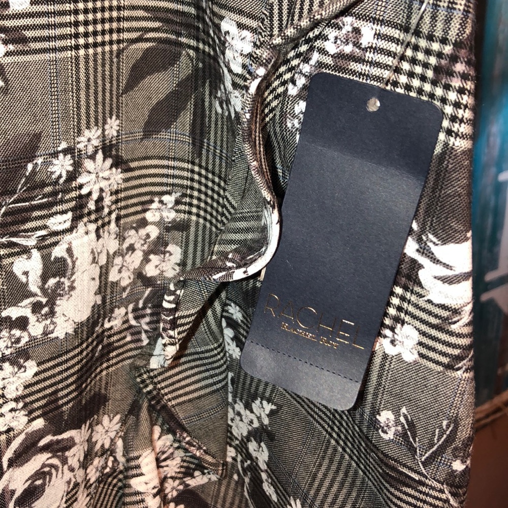 💜NWT RACHEL ROY Gray Asymmetrical Ruffle Sk… - Picture 3 of 9